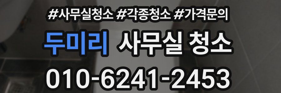 두미리 사무실 청소