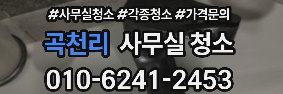 곡천리 사무실 청소