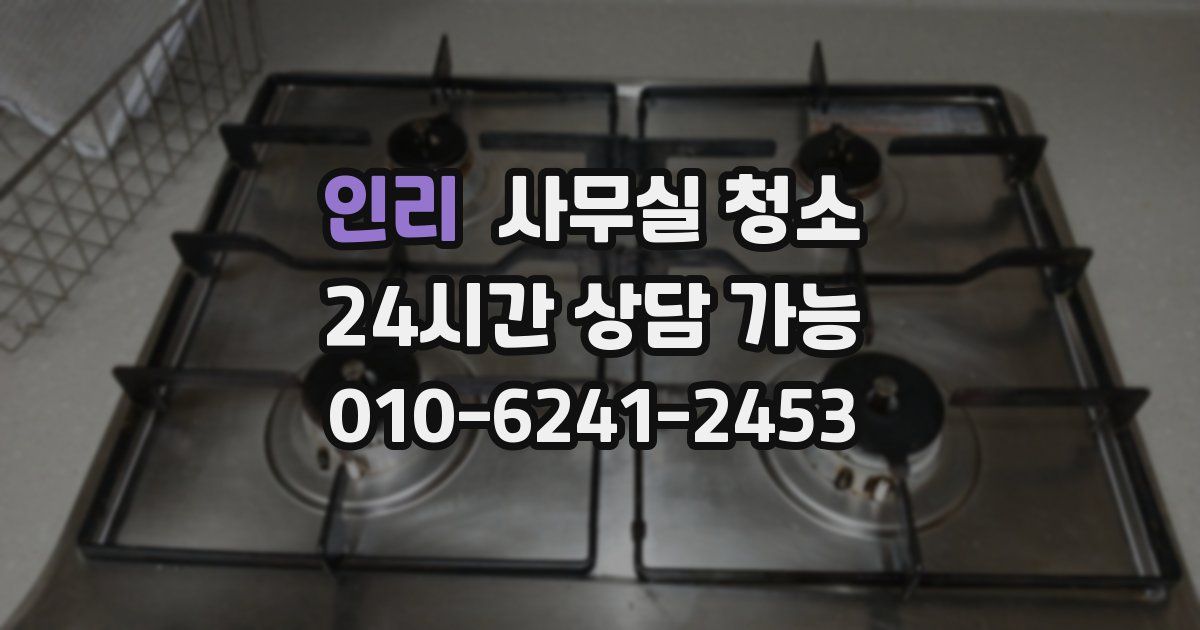 인리 사무실 청소