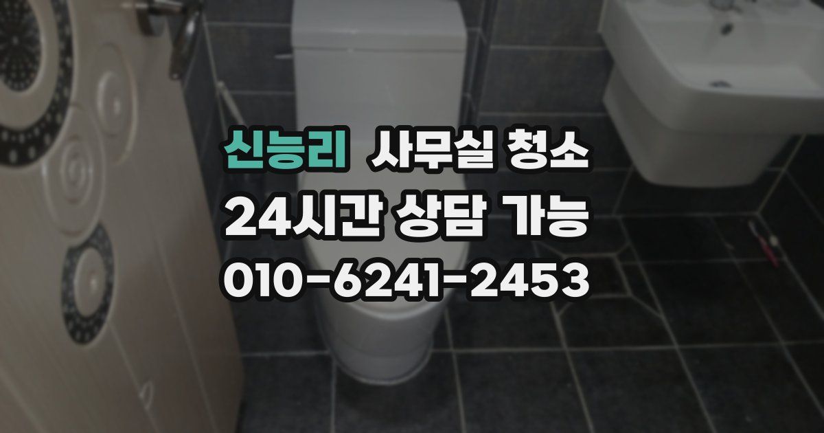 신능리 사무실 청소