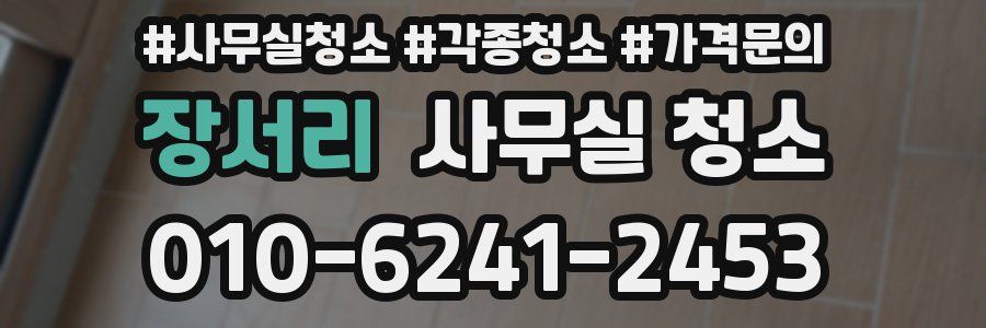 장서리 사무실 청소