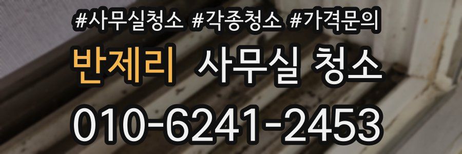 반제리 사무실 청소