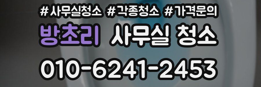 방초리 사무실 청소