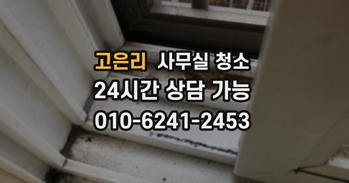 고은리 사무실 청소