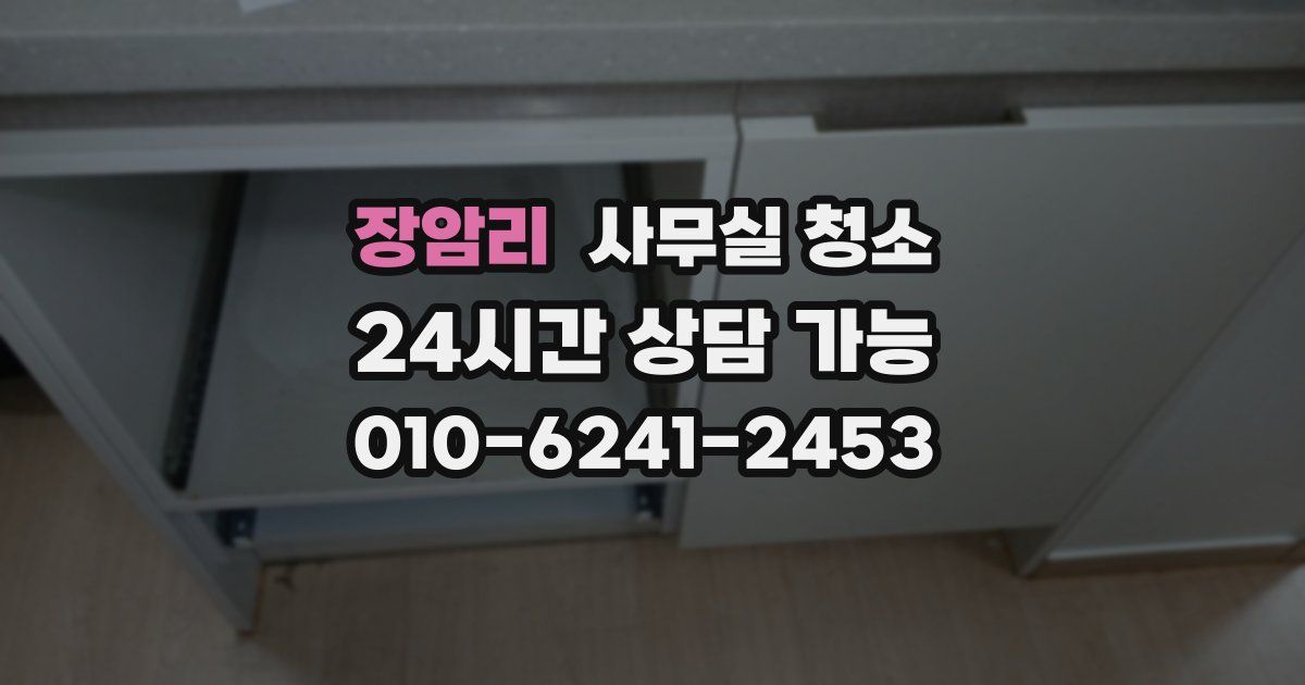 장암리 사무실 청소
