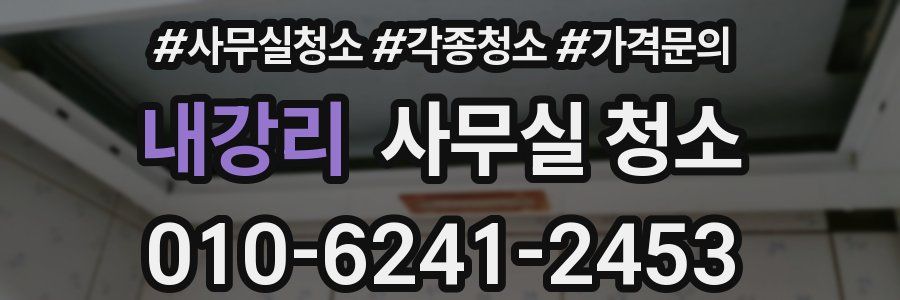 내강리 사무실 청소