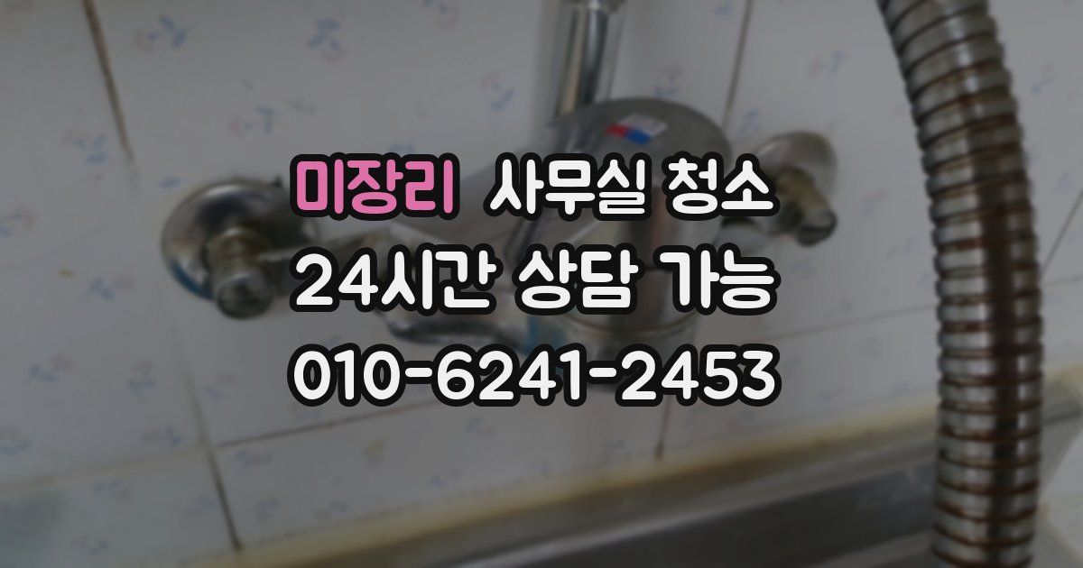 미장리 사무실 청소