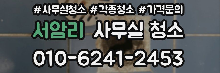 서암리 사무실 청소