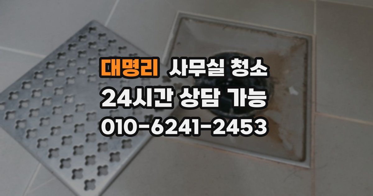 대명리 사무실 청소