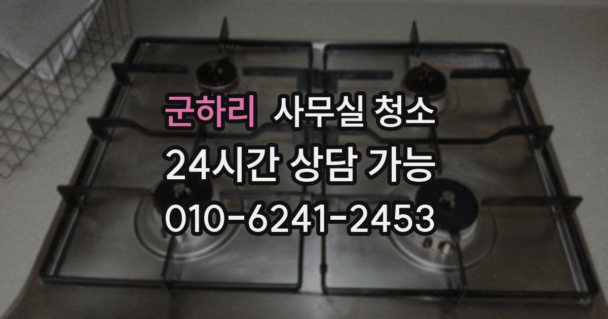 군하리 사무실 청소