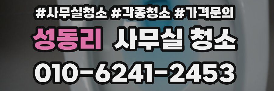 성동리 사무실 청소