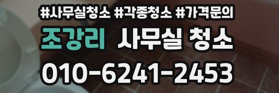 조강리 사무실 청소