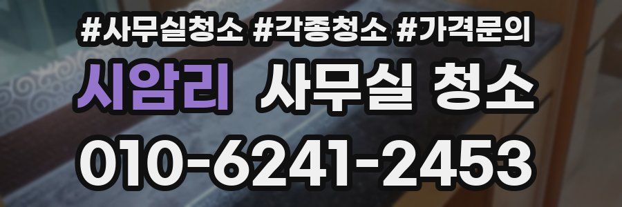 시암리 사무실 청소