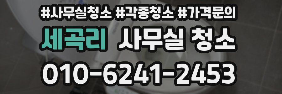 세곡리 사무실 청소