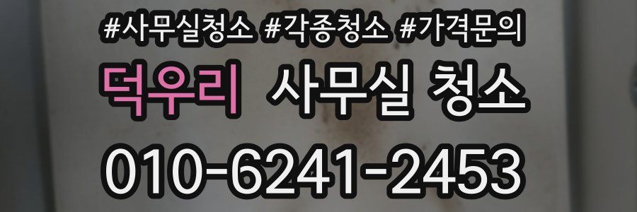 덕우리 사무실 청소