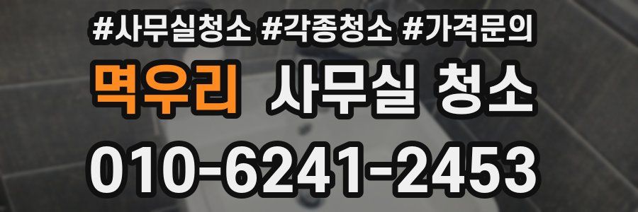 멱우리 사무실 청소