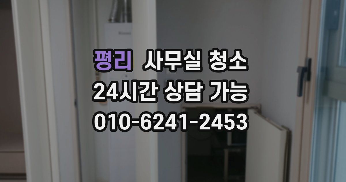평리 사무실 청소