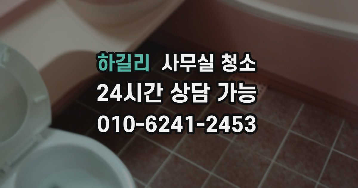 하길리 사무실 청소