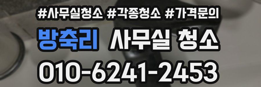 방축리 사무실 청소