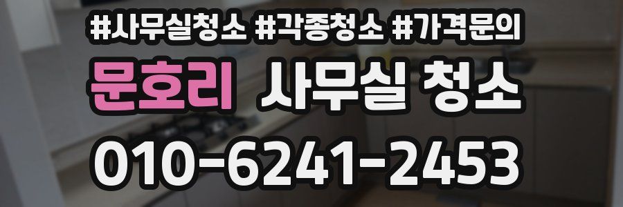 문호리 사무실 청소