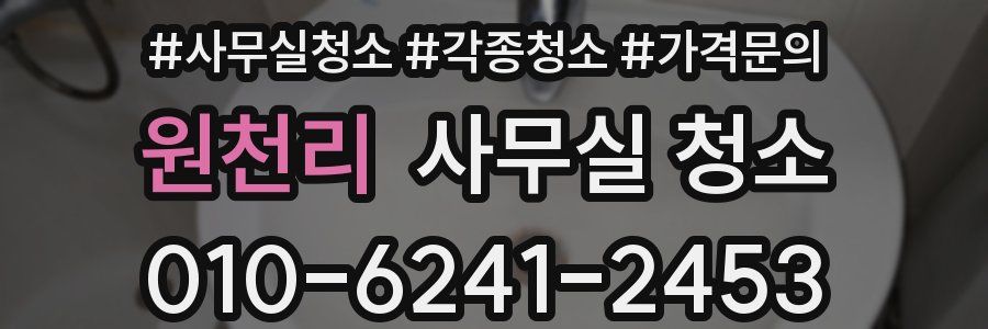 원천리 사무실 청소