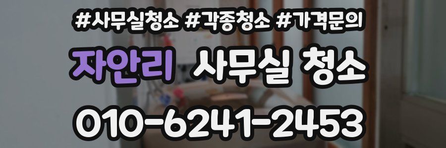 자안리 사무실 청소