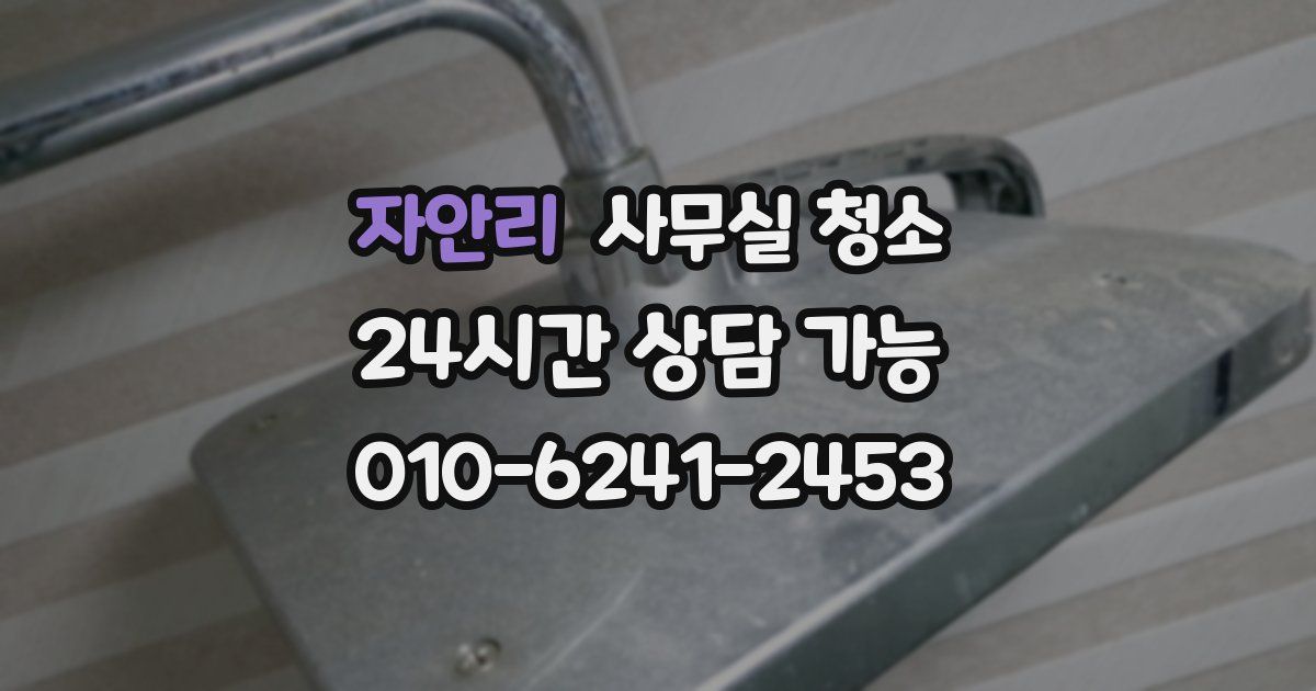 자안리 사무실 청소