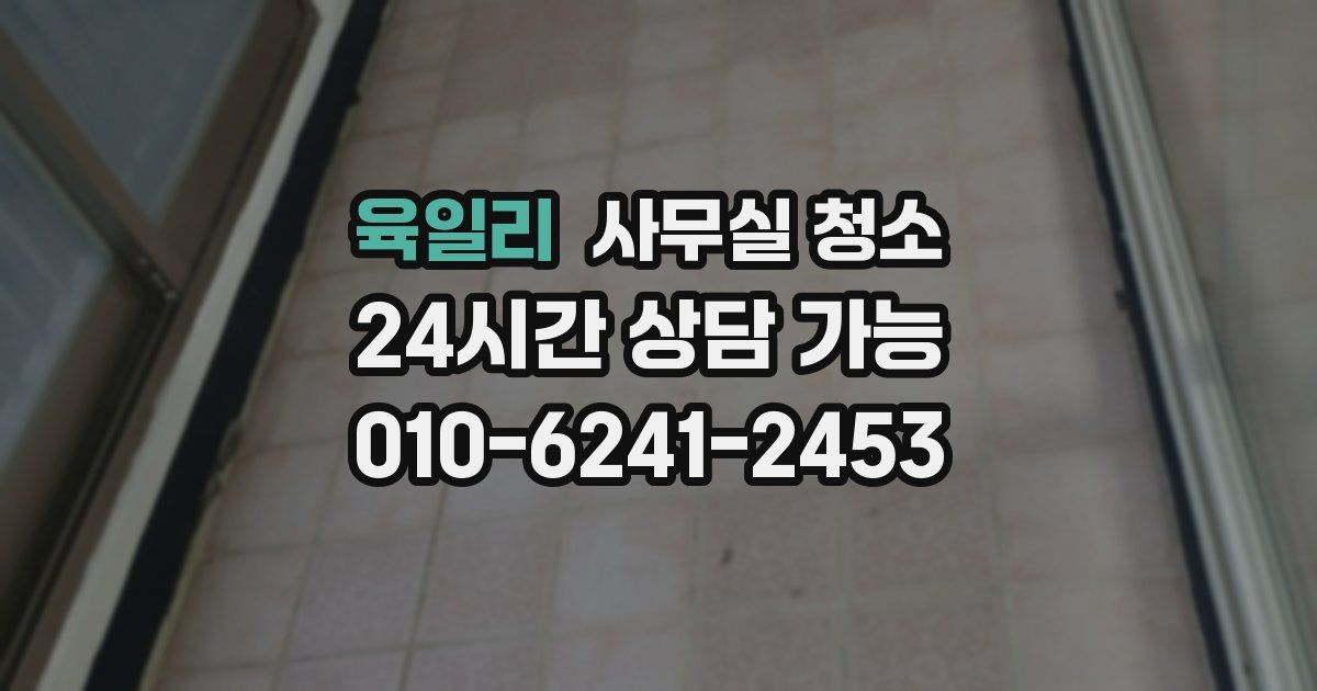 육일리 사무실 청소