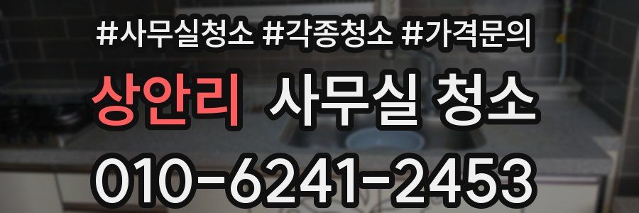상안리 사무실 청소