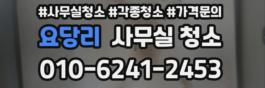 요당리 사무실 청소
