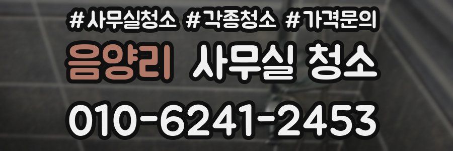 음양리 사무실 청소