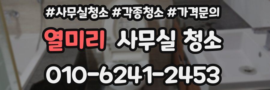열미리 사무실 청소