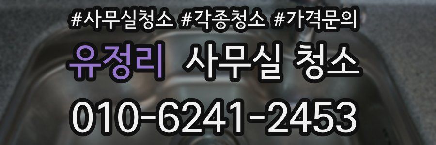 유정리 사무실 청소