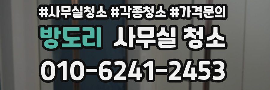 방도리 사무실 청소