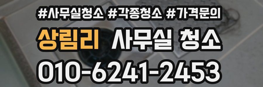 상림리 사무실 청소