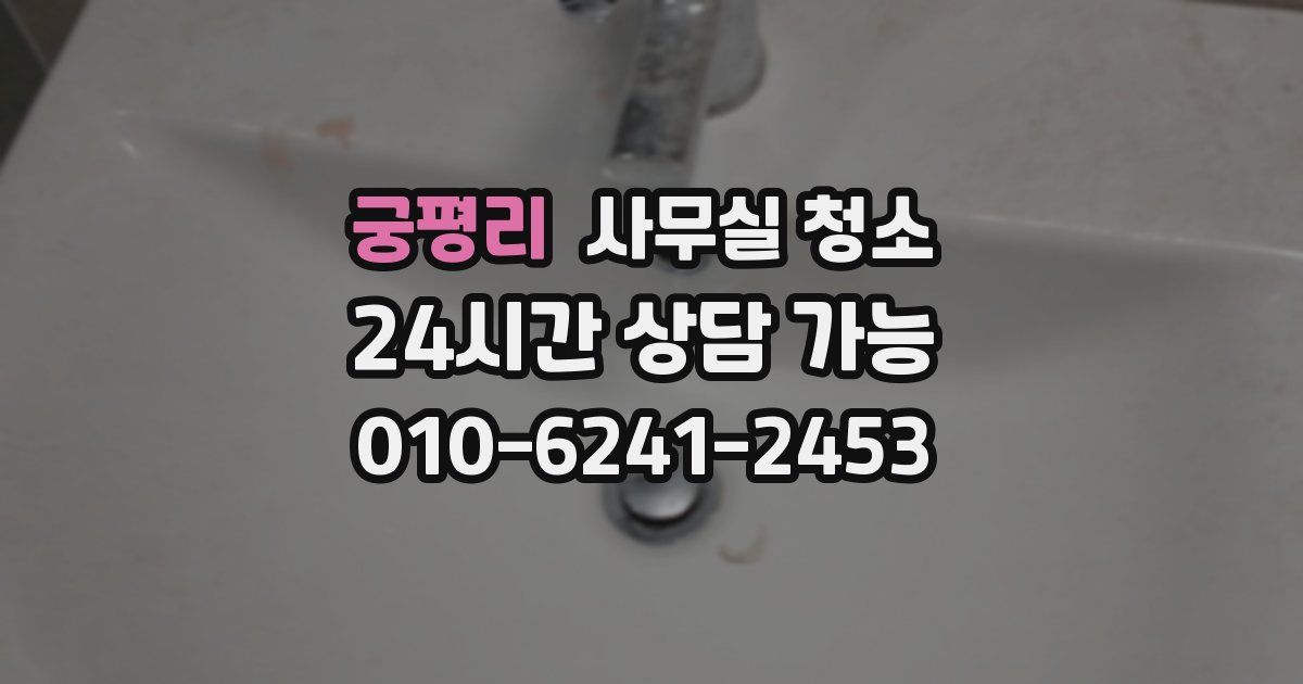 궁평리 사무실 청소