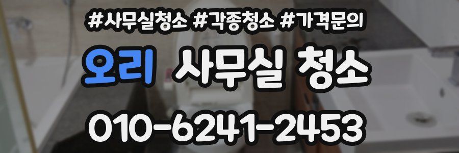 오리 사무실 청소