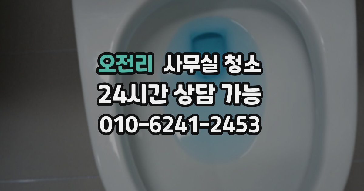 오전리 사무실 청소