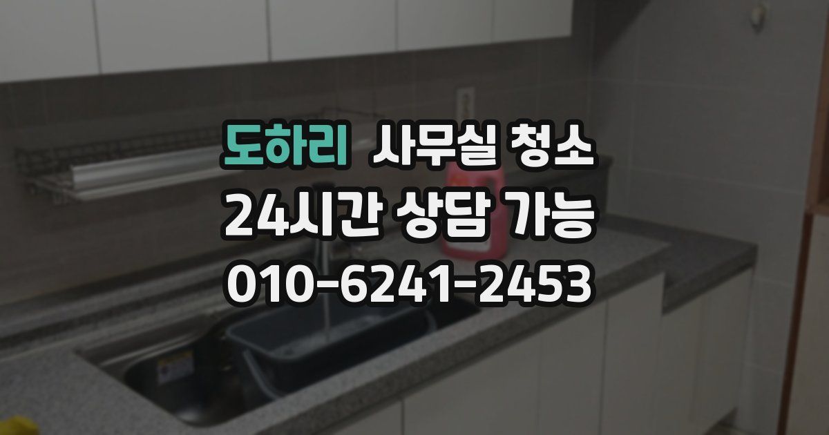 도하리 사무실 청소
