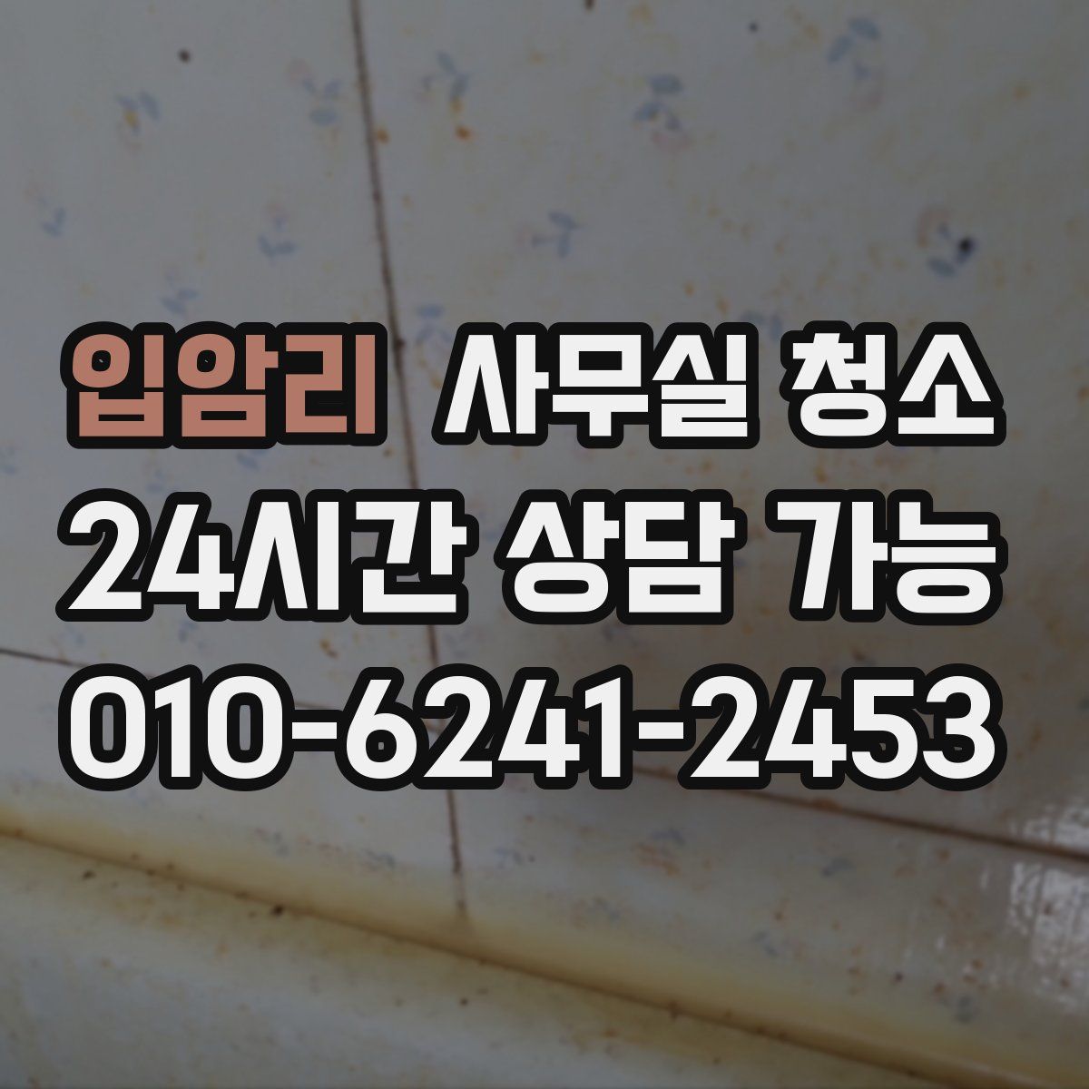 입암리 사무실 청소