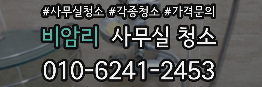 비암리 사무실 청소