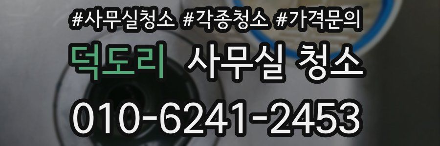 덕도리 사무실 청소