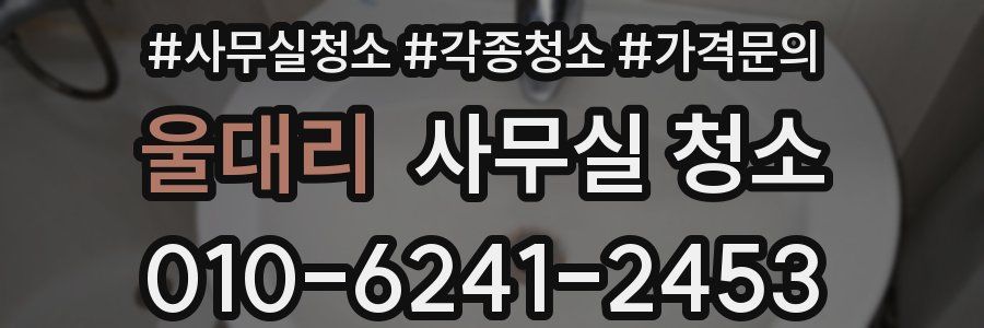 울대리 사무실 청소