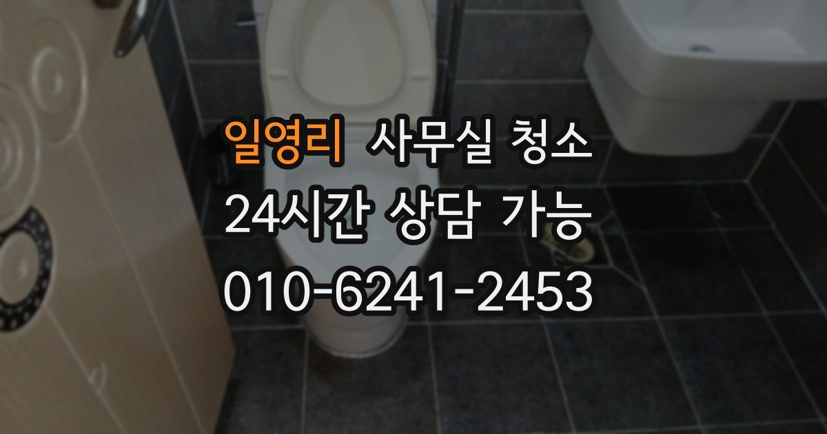 일영리 사무실 청소