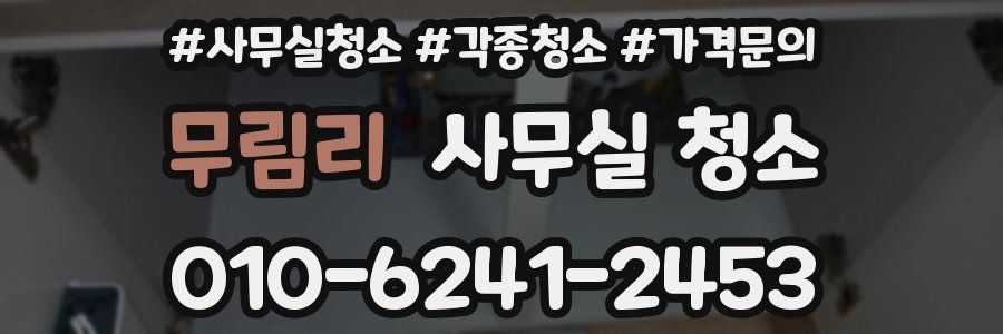 무림리 사무실 청소