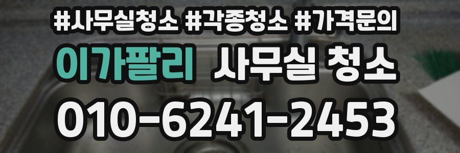 이가팔리 사무실 청소
