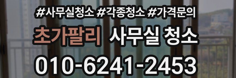 초가팔리 사무실 청소