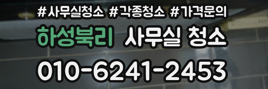 하성북리 사무실 청소