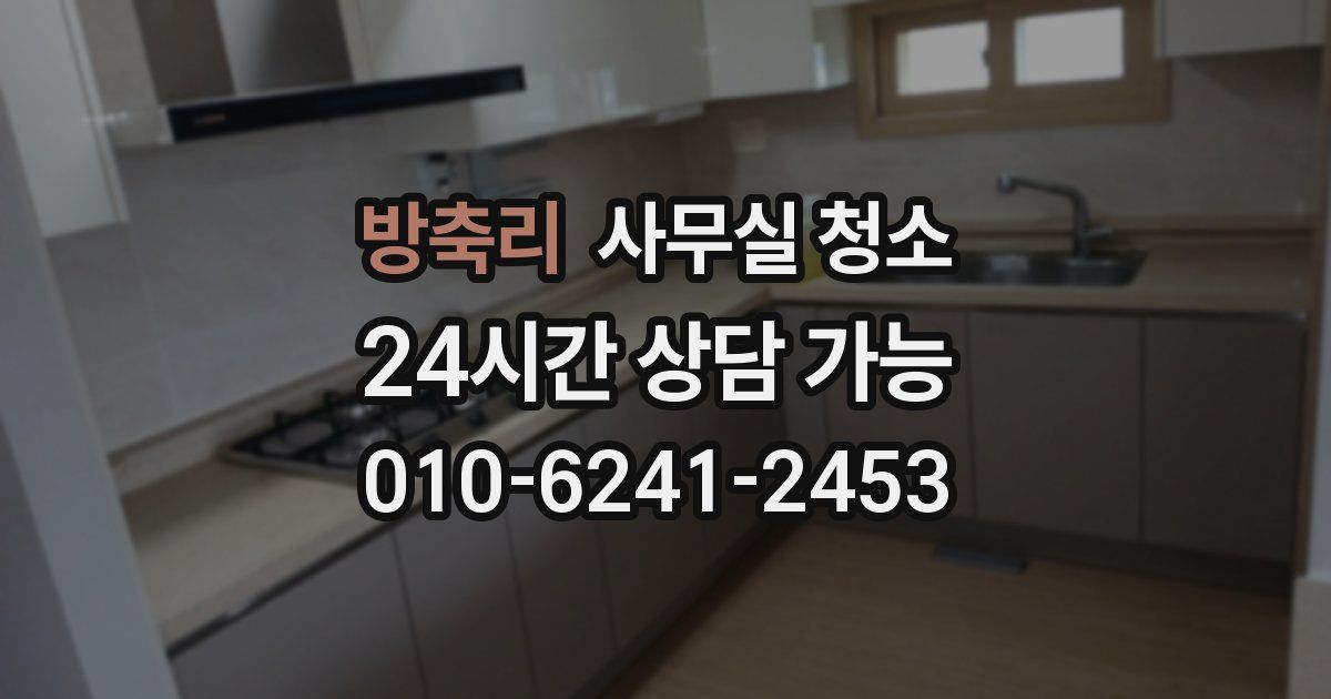 방축리 사무실 청소