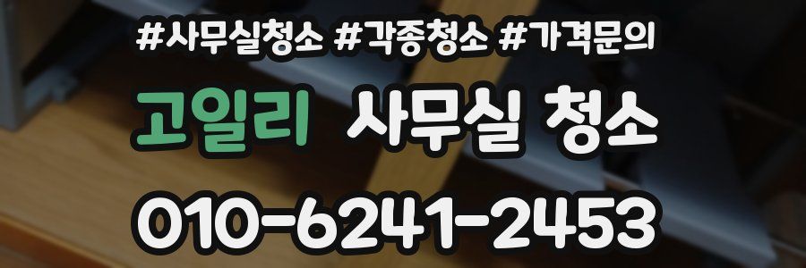 고일리 사무실 청소